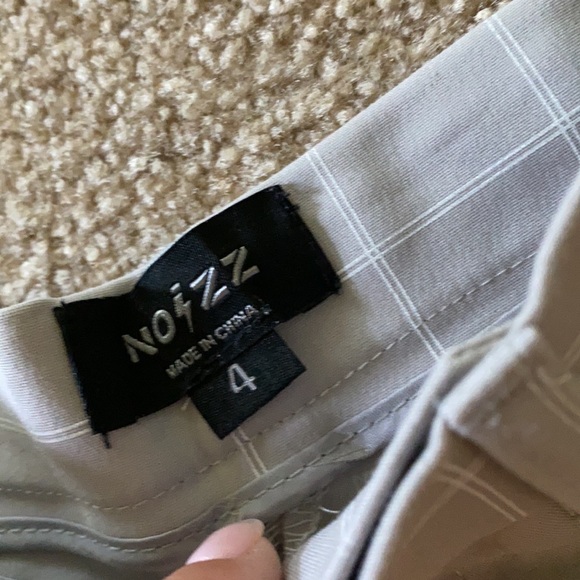 Grey and white striped shorts - Picture 3 of 5